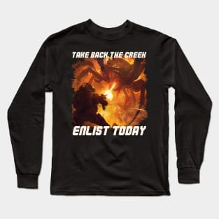 Take back the creek helldivers 2 Long Sleeve T-Shirt